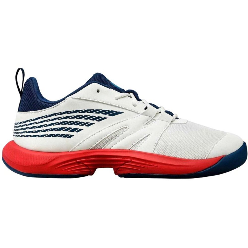 K-Swiss Boys Speed Trac Tennis Court Shoes / White/Blue